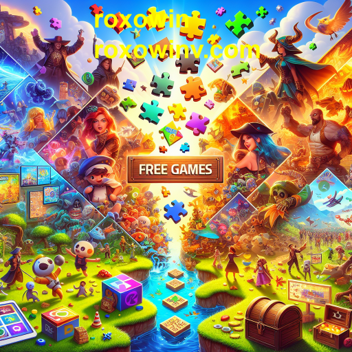 Descubra a Categoria de Jogos Gratuitos no Roxowin